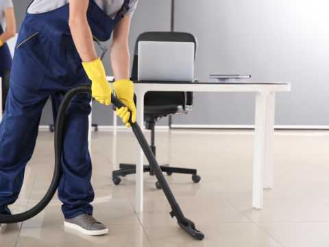 Commercial floor cleaning